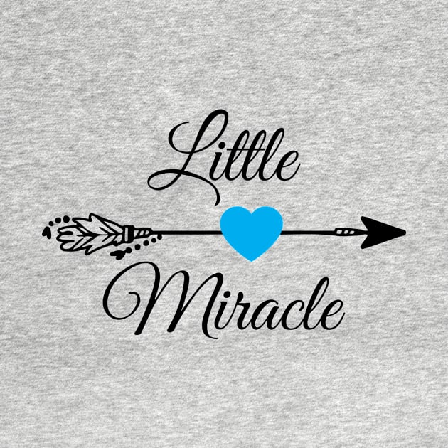 Little miracle with blue heart. by MadebyTigger